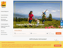 Tablet Screenshot of jufa.eu